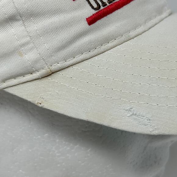 Vintage 90s Nebraska Cornhuskers Hat Cap UNL 3 Bar Line The Game Snapback White - Picture 7 of 15